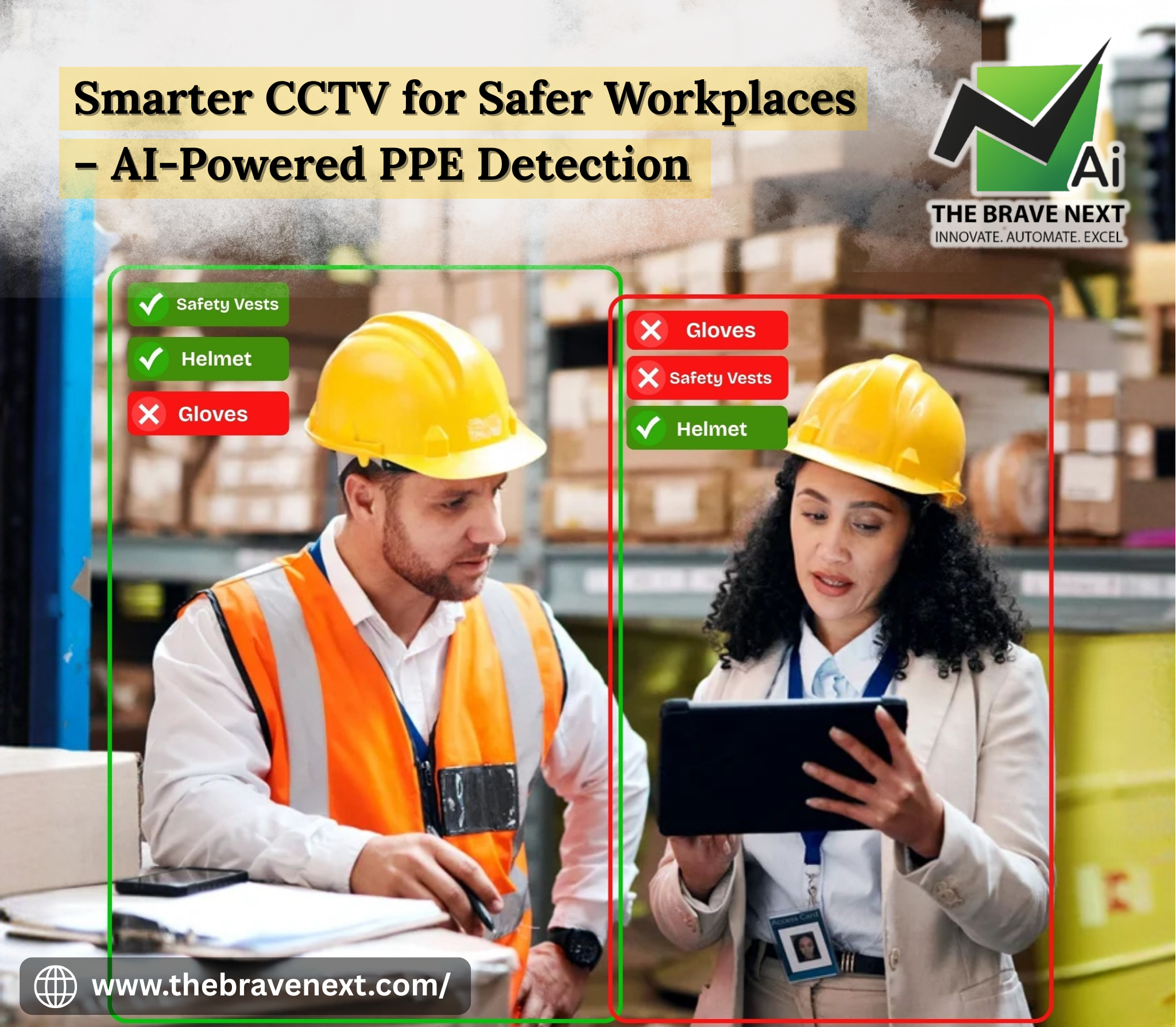 Smarter CCTV Systems AI-Powered PPE Detection for Safer Work Environments